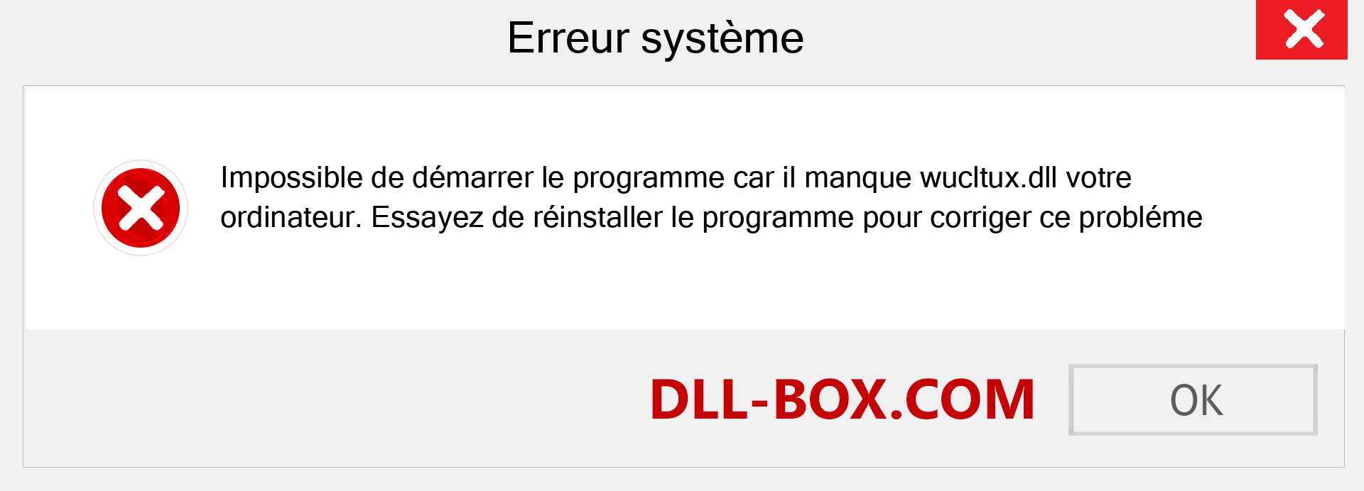 Le fichier wucltux.dll est manquant ?. Télécharger pour Windows 7, 8, 10 - Correction de l'erreur manquante wucltux dll sur Windows, photos, images